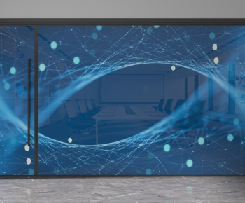 Modern Glass Screen Partition-ID:195205933