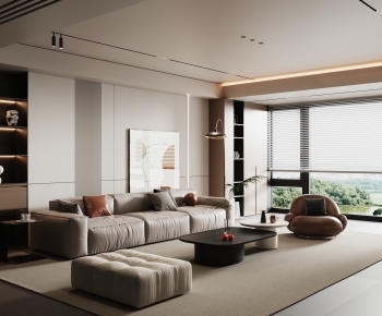 Modern A Living Room-ID:629827021