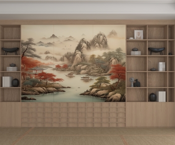 New Chinese Style Bookcase-ID:211520914