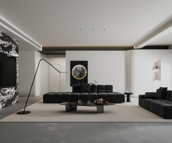 Modern A Living Room-ID:301681049