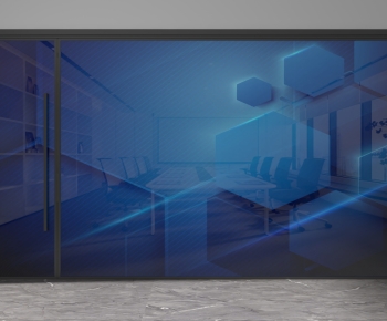 Modern Glass Screen Partition-ID:580028063