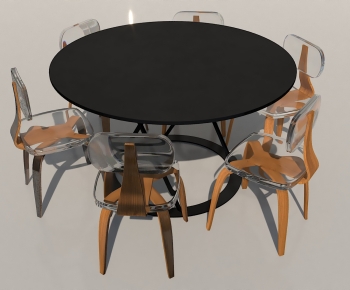 Modern Dining Table And Chairs-ID:694736962