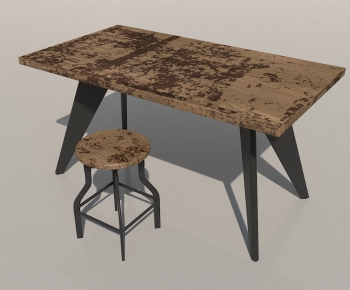 Wabi-sabi Style Leisure Table And Chair-ID:740669012