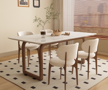 Modern Dining Table And Chairs-ID:777308942