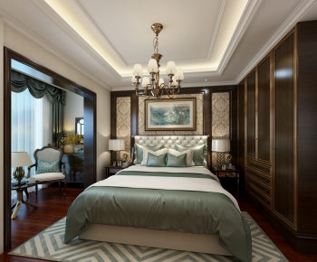 Simple European Style Bedroom-ID:968051916