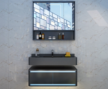 Modern Bathroom Cabinet-ID:955321079