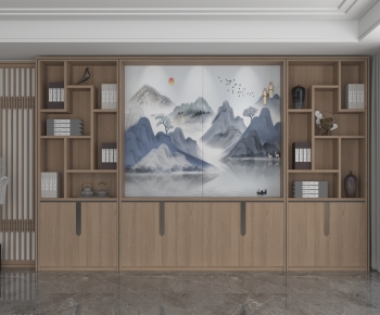 New Chinese Style Bookcase-ID:847023962