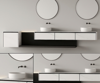 Modern Bathroom Cabinet-ID:108546021