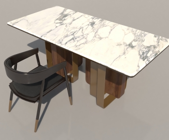 Modern Dining Table And Chairs-ID:883616925