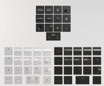 Modern Switch Socket Panel-ID:557977911