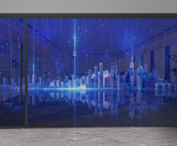 Modern Glass Screen Partition-ID:948441067