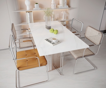 Modern Dining Table And Chairs-ID:305813077