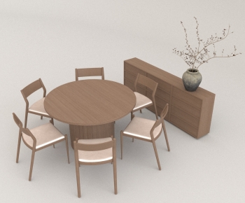 Modern Dining Table And Chairs-ID:978512051