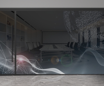 Modern Glass Screen Partition-ID:178952933