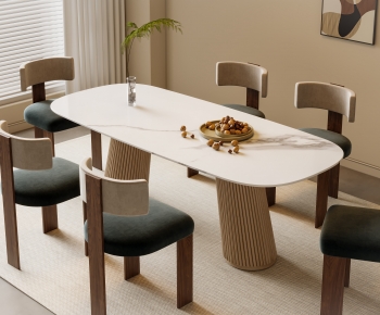 Modern Dining Table And Chairs-ID:289524086