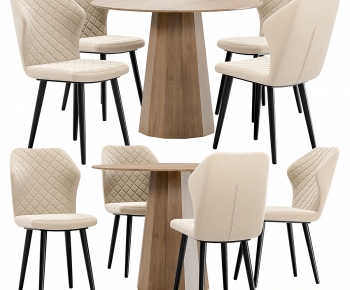 Nordic Style Dining Table And Chairs-ID:845971191