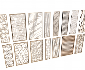 Modern Metal Screen Partition-ID:938509948