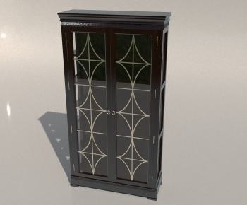 Simple European Style Decorative Cabinet-ID:444231036