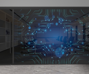 Modern Glass Screen Partition-ID:840547087