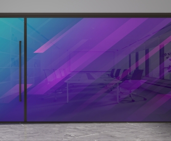 Modern Glass Screen Partition-ID:394915107