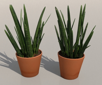 Modern Potted Green Plant-ID:330307966