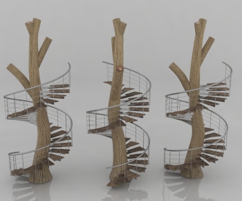 Modern Rotating Staircase-ID:878887892