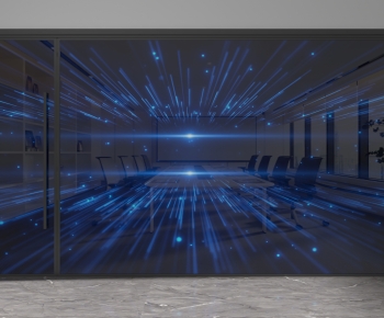 Modern Glass Screen Partition-ID:244640116