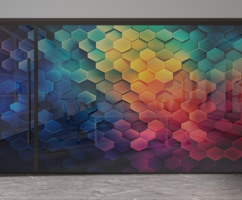 Modern Glass Screen Partition-ID:880781891