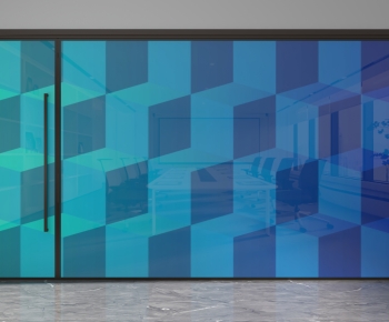 Modern Glass Screen Partition-ID:318995956