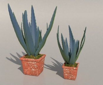 Modern Potted Green Plant-ID:974760065