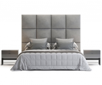 Modern Double Bed-ID:432488921