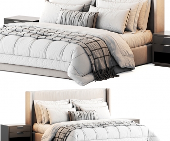 Modern Double Bed-ID:245100021