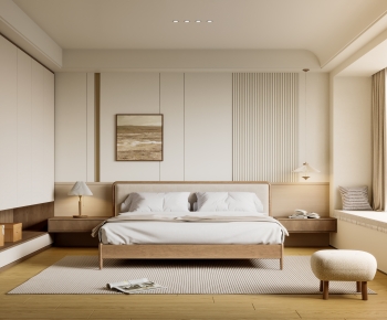 Japanese Style Bedroom-ID:876193056