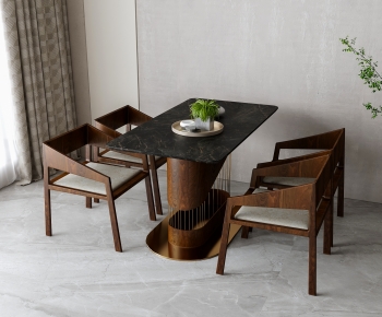 New Chinese Style Dining Table And Chairs-ID:235771898