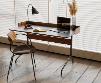 Modern Computer Desk And Chair-ID:413453105