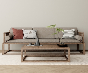 New Chinese Style Sofa Combination-ID:292270273