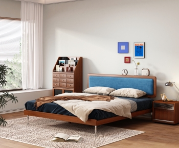 Modern Double Bed-ID:550736903