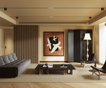 New Chinese Style A Living Room-ID:679656034