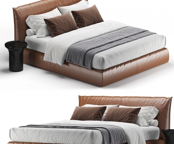 Modern Double Bed-ID:723896986