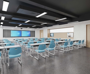 Modern School Classrooms-ID:107629067