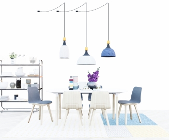 Modern Dining Table And Chairs-ID:896657942