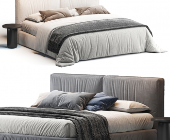 Modern Double Bed-ID:456675057