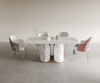 Modern Dining Table And Chairs-ID:586858035