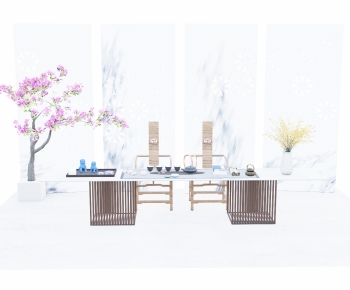 New Chinese Style Tea Tables And Chairs-ID:198431043