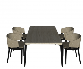 Modern Dining Table And Chairs-ID:146204956