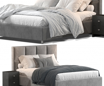 Modern Double Bed-ID:454315907