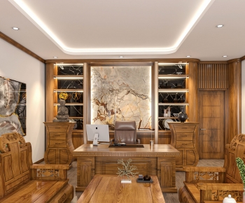 Chinese Style Manager's Office-ID:236772064