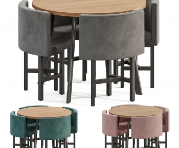 Modern Dining Table And Chairs-ID:992801907