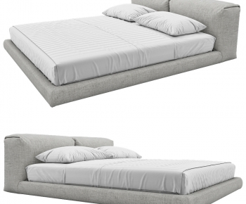 Modern Double Bed-ID:475130085