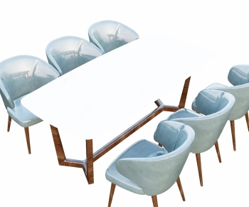 Modern Dining Table And Chairs-ID:976871012